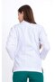 White Coat Length, Long Sleeve, Classic Collar, Doctor's Apron - 3
