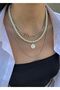 Pearl Medallion Combination Necklace