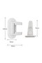 Manual Child Door Lock Self-Adhesive Baby Safety Lock Practical Multi-Function Lock - 7