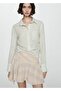Asymmetrical Patterned Mini Skirt - 5