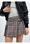 Plaid Mini Skirt - 5