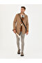 Camel Wool Blended Extra Slim Fit Stamp Coat 50270887-Vr015 - 5
