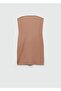 Short Lining Strapless Dress - 3