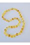Drop Amber Lemon Color Baby Necklace Baroque 33 cm - 4