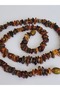 Drop Amber Adult Fossil Chips Necklace 60 cm - 4
