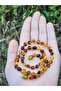 Drop Amber Fossil Child Necklace Baroque 40 cm