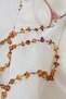 Damla Amber Glasses Chain - Thread 70 Cm Caramel Color - 2