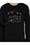 Black 3 Thread Regular Fit Inside Sweatshirt 50298587-Vr046 - 6