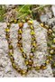 Amber Men's Necklace Green Color Original Certified 60 cm