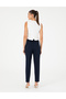 Navy Blue Fabric Trousers 50290383 -Vr033 - 4