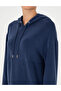 Navy Blue Comfort Fit Modal Fabric Sweatshirt 50290992-Vr033 - 7