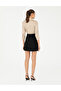 Black A-Line Woven Skirt 50292650 -Vr046 - 4