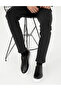 Black 100% Leather Casual Shoes 50296068-Vr046 - 6