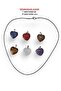 6 Pieces Pendant Amethyst, Lapis, Quartz, Jasper, Unacite, Tiger Eye 615 - 3