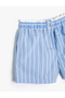 Shorts with Elastic Waistband, Cotton, with Back Pocket Detail. - 3