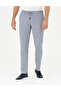 Dark Blue Ex. Slim Fit Linen Blended Fabric Trousers 50284934-Vr032 - 2