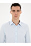 Light Blue Slim Fit Dobby Long Sleeve Shirt 50289391-Vr003 - 2