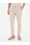 Beige Slim Fit Linen Blended Canvas Trousers 50284261-Vr011 - 2