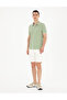 Ecru Slim Fit Jean Shorts 50288246-Vr019