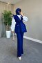 Hürrem Vest Set Cobalt Blue