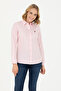 Women's Pink Long Sleeve Basic Shirt 50262849-Vr041 - 3