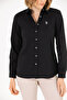 Women's Black Long Sleeve Basic Shirt 50262883-Vr046 - 6