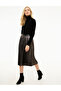 Dark Gray Woven Skirt 50209375-Vr080 - 2