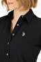 Women's Black Long Sleeve Basic Shirt 50262883-Vr046 - 7