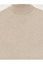 Sand Melange Slim Fit Turtleneck Basic Knitwear Sweater 50257158-Vr123 - 6