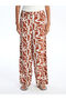 Lcw Elastic Waist Patterned Women's Palazzo Trousers - 3