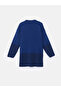 High Collar Patterned Long Sleeve Women's Knitwear Tunic (W4) - 6