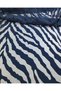 Organza Burnout Tulle Black with Navy Blue Color over Black Width: 140 cm - 2