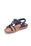 24Y160-4 Girl's Stoned Comfort Sole Sandals - 4