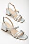 Lavin Heeled Shoes Silver - 4
