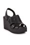 2310801Y Women's Genuine Leather High Padded Sole Sandals
