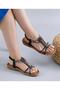 24Y150-38 Women's Imported Stone Premium Sandals