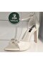 22240639 Women's Stoned Pointed Toe Single Strap Evening Dress Shoes - 4