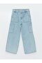 Girls' Jeans with Adjustable Elastic Waist - W4Id32Z4 - 3