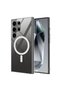 Galaxy S24 Ultra Case with Camera Protection Magsafe Hard Pc Zore Porto Cover-No Color