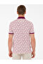 Plum Slim Fit Patterned Polo Neck T-Shirt 50232421-Vr074 - 3