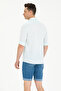 Men's Water Green Long Sleeve Basic Shirt 50262977-Vr083 - 5