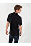 Black Regular Fit 100% Cotton Buttoned Polo Collar T-Shirt 50249800-Vr046 - 5