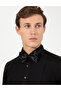 Black Slim Fit Tuxedo Shirt 50251063-Vr046 - 2