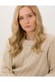 Cream Comfort Fit Crew Neck Sweater 50253283-Vr071 - 2