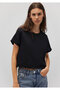 Black Crop T-Shirt - Short Cut168220-900