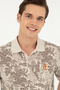 Men's Stone Polo Neck T-Shirt 50263270-Vr049 - 2