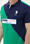 Men's Green Polo Neck T-Shirt 50263339 -Vr054 - 7