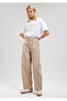 Wide Leg Beige Trousers1010638-86596 - 2