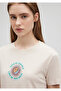 Beige Slim Fit Printed T-Shirt - 1612218 -70134 - 6