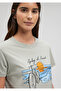 Bicycle Printed Green T-Shirt Slim Fit / Slim Fit 1612397 -70155 - 6